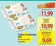 Atacadão Mili - toalha umedecida oferta