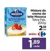 Carrefour Mococa - mistura de creme de leite oferta