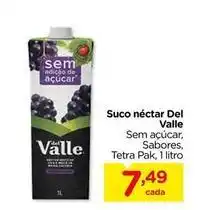 Carrefour Del valle - suco néctar oferta