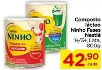Nestlé - composto lácteo ninho fases