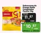 Max Atacadista Sadia - sobrecoxas de frango congeladas oferta