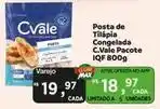 Max Atacadista Pacote - posta de tilápia congelada c.vale iqf 800g oferta