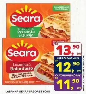 Roldão Seara - lasanha sabores oferta