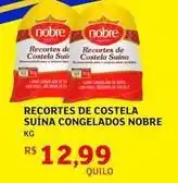 Assaí Atacadista Nobre - recortes de costela suína congelados oferta