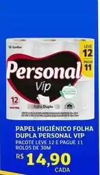 Assaí Atacadista Personal - papel higiênico folha dupla vip oferta