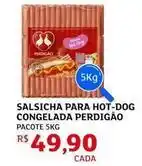 Assaí Atacadista Perdigão - salsicha para hot-dog congelada oferta