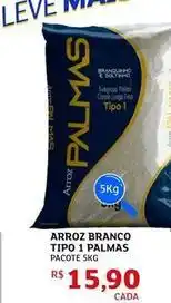 Assaí Atacadista Lev - arroz branco tipo 1 palmas oferta