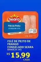 Assaí Atacadista Seara - filé de peito de frango congelado oferta
