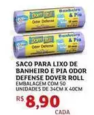 Assaí Atacadista Dover roll - saco para lixo de banheiro e pia odor defense oferta