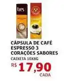 Assaí Atacadista Sabores - cápsula de café espresso 3 corações oferta