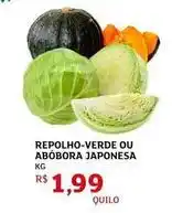 Assaí Atacadista Repolho-verde ou abóbora japonesa oferta