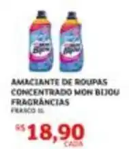 Assaí Atacadista Mon bijou - amaciante de roupas concentrado fragrâncias oferta