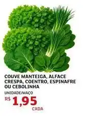 Assaí Atacadista Couve manteiga, alface crespa, coentro, espinafre ou cebolinha oferta