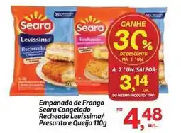 Fort Atacadista Seara - empanado de frango recheado levíssimo/ presunto e queijo 110g oferta