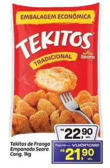 Fort Atacadista Tekitos - de frango empanado seara oferta