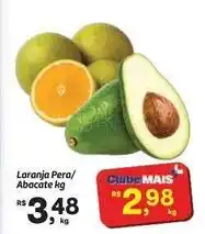 Fort Atacadista Mais - laranja pera/ abacate oferta