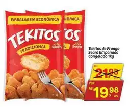Fort Atacadista Tekitos - de frango seara empanado congelado oferta