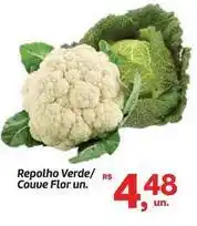 Fort Atacadista Rs - repolho verde/couve flor un oferta