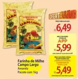 Atacadão Farinha de Milho Campo Largo Amarela oferta