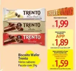 Atacadão Biscoito Wafer Trento Vários sabores Pacote oferta