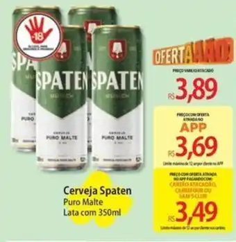 Atacadão Cerveja Spaten oferta