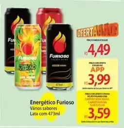 Atacadão Energético Furioso Vários sabores Lata oferta