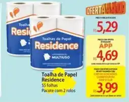 Atacadão Toalhas de Papel Residence oferta