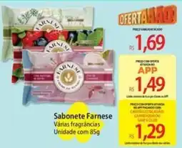 Atacadão Sabonete Farnese Várias fragrâncias Unidade oferta