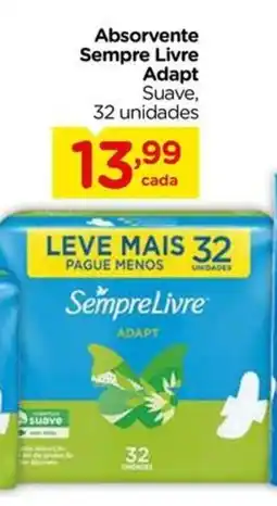 Carrefour Absorvente Sempre Livre Adapt Suave, oferta