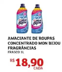 Assaí Atacadista Amaciante de roupas concentrado mon bijou fragrâncias oferta