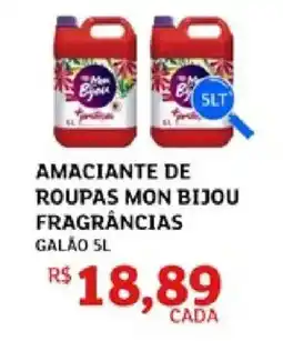 Assaí Atacadista Amaciante de roupas mon bijou fragrâncias oferta
