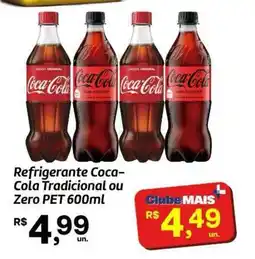 Fort Atacadista Refrigerante Coca- Cola Tradicional ou Zero PET oferta