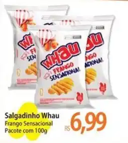 Atacadão Salgadinho Whau Frango Sensacional Pacote oferta