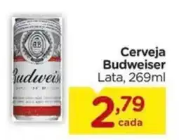 Carrefour Cerveja Budweiser Lata, oferta