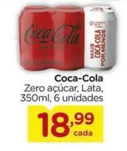 Carrefour Coca-Cola Zero açúcar, Lata, oferta