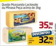 Tenda Atacado Lactovale - queijo mussarela lactovale ou minasa peca acima de 3kg oferta
