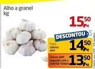 Tenda Atacado A granel - alho oferta