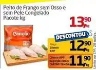 Tenda Atacado Pacote - peito de frango sem osso e sem pele congelado oferta