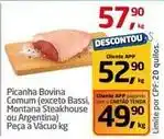 Tenda Atacado Bovina - picanha bovina comum (exceto bassi, montana steakhouse ou argentina) oferta