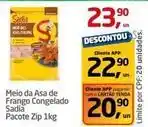 Tenda Atacado Sadia - meio da asa de frango congelado oferta