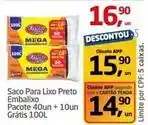 Tenda Atacado Embalixo - saco para lixo preto oferta