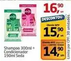Tenda Atacado Seda - shampoo + condicionador oferta