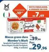 Sam's Club Member's mark - massa grano duro oferta