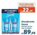 Sam's Club Secret - desodorante oferta