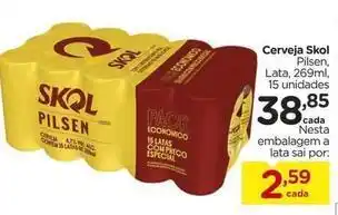Carrefour Skol - cerveja oferta