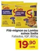 Carrefour Sadia - filé-mignon ou lombo suínos oferta