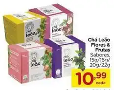 Carrefour Leão - chá flores & frutas oferta