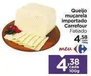 Carrefour Carrefour - queijo muçarela importado oferta