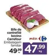 Carrefour Carrefour - bife de contrafilé bovino oferta