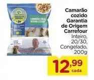 Carrefour Carrefour - camarão cozido de origem oferta